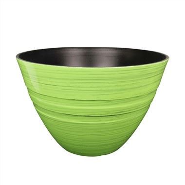 Maceta de cerámica de imitación en forma de cuenco